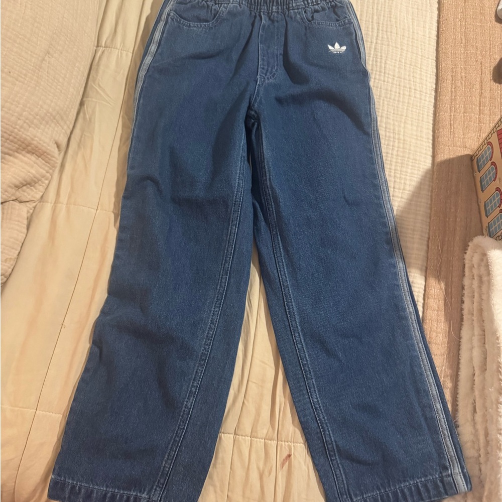 Adidas Denim Blue Joggers